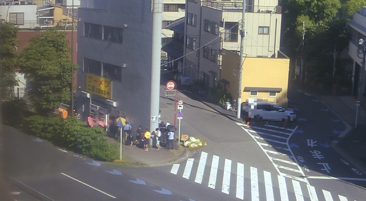 2026年7月29日ラーメン二郎三田本店の並び