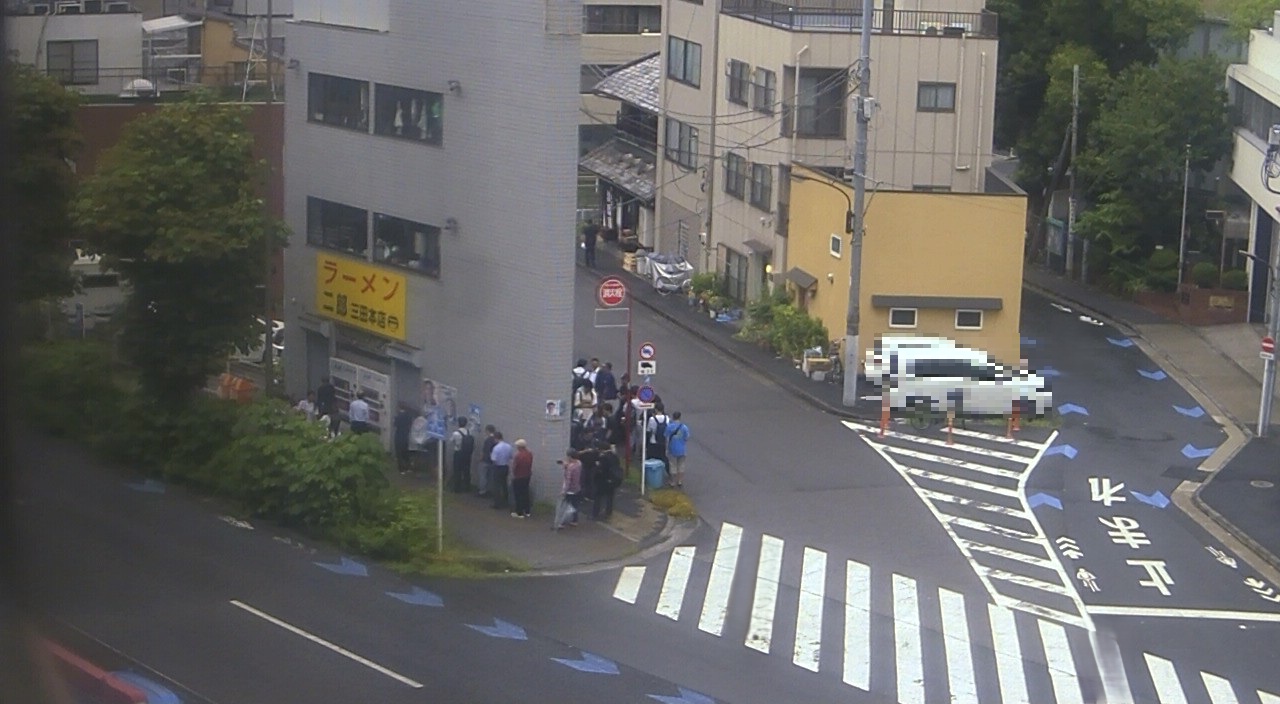 2026年8月3日ラーメン二郎三田本店の並び