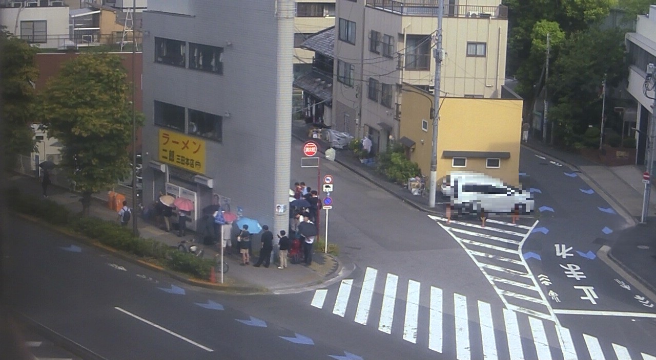 2026年8月21日ラーメン二郎三田本店の並び