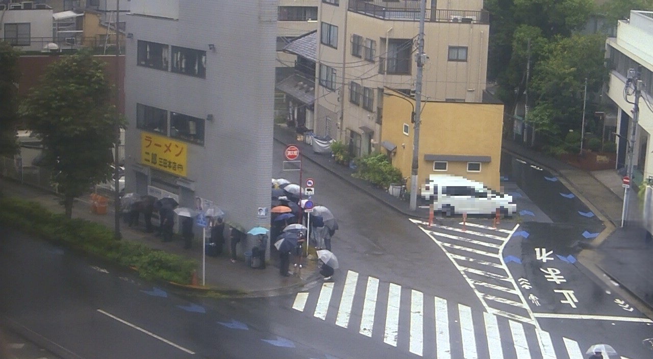 2026年9月28日ラーメン二郎三田本店の並び